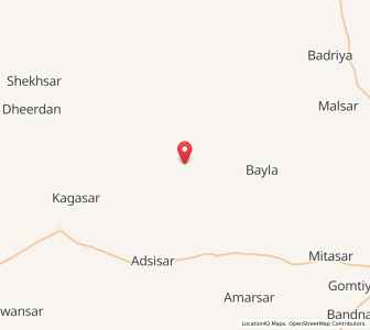Map of Sonpalsar, Rajasthan