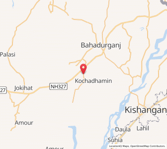 Map of Sontha, Bihar