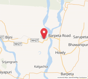 Map of Sorbhog, Assam