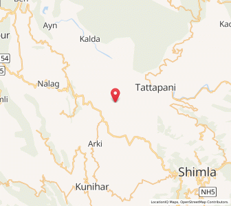 Map of Soriya, Himachal Pradesh