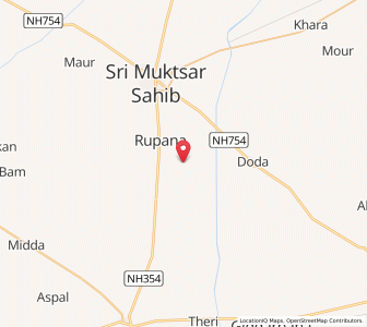 Map of Sotha, Punjab