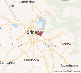 Map of Sotiung, Kashmir