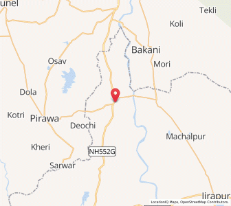 Map of Soyet, Madhya Pradesh