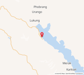 Map of Spangmik, Kashmir