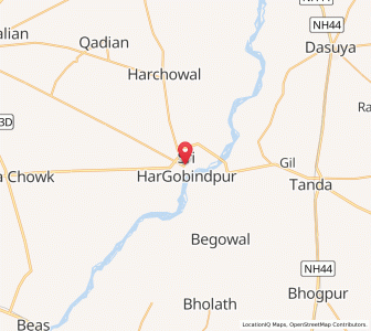 Map of Sri Govindpur, Punjab