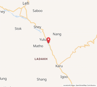 Map of Stakna, Kashmir