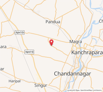 Map of Sudarsan, West Bengal