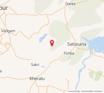 Map of Sudasna, Gujarat