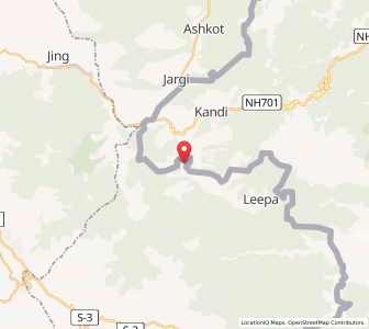 Map of Sudpura, Kashmir