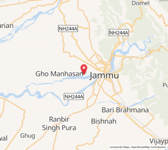 Map of Suhaura, Kashmir