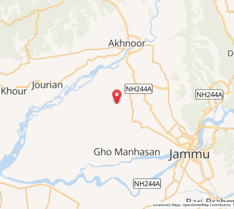 Map of Sui Simbli, Kashmir