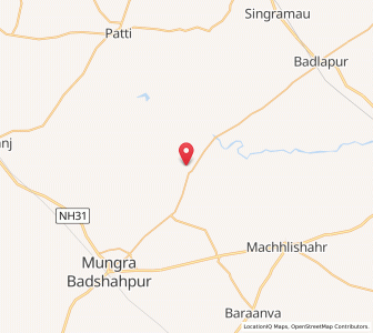 Map of Sujanganj, Uttar Pradesh