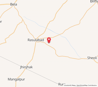 Map of Sujanpur, Uttar Pradesh