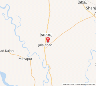 Map of Sujawalpur, Uttar Pradesh