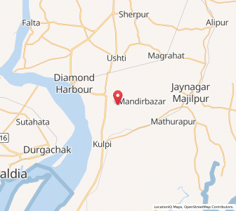Map of Sukdebpur, West Bengal
