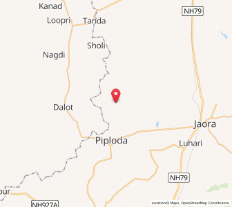 Map of Sukhera, Rajasthan