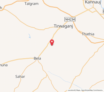 Map of Sukhi, Uttar Pradesh