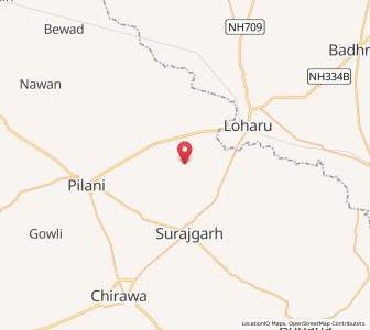 Map of Sukhram ka Bas, Rajasthan