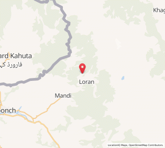 Map of Sukil, Kashmir