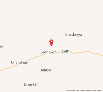 Map of Sukri Nadi, Rajasthan