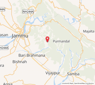 Map of Suli Dhakki, Kashmir