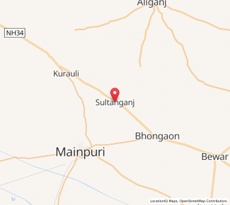 Map of Sultanganj, Uttar Pradesh