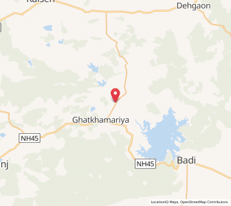 Map of Sultānpur, Madhya Pradesh