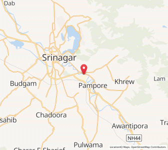 Map of Sumarbug, Kashmir