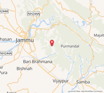 Map of Sumbli, Kashmir