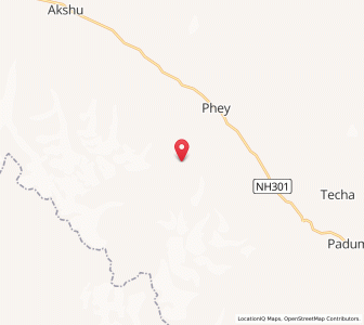 Map of Sumchum Gompa, Kashmir