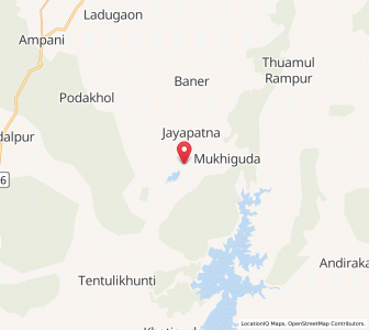 Map of Sunamal, Odisha
