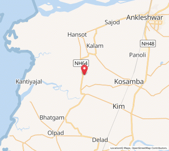 Map of Sunao-Kala, Gujarat