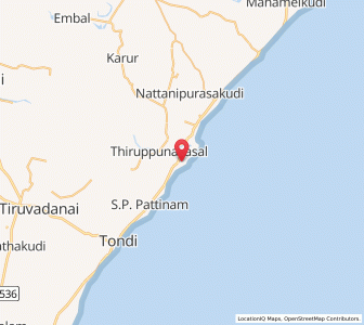 Map of Sundarapandiyanpattanam, Tamil Nadu