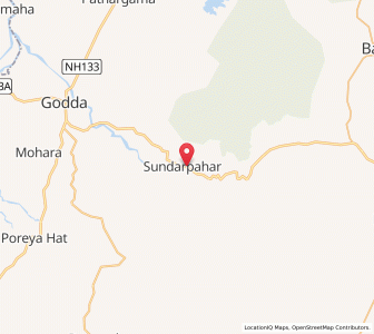 Map of Sundarpahar, Jharkhand