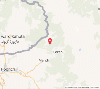 Map of Sundri, Kashmir