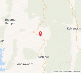 Map of Sunger, Odisha