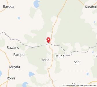 Map of Sunswara, Madhya Pradesh