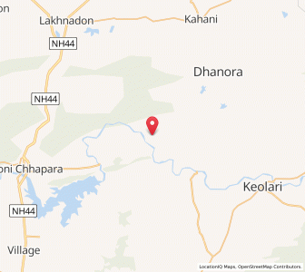 Map of Sunwara, Madhya Pradesh