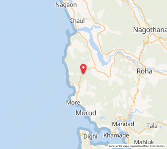 Map of Supegan, Maharashtra
