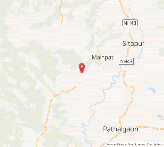 Map of Sur, Chhattisgarh