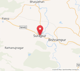 Map of Surajpur, Haryana