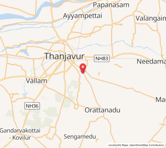 Map of Surakkottai, Tamil Nadu