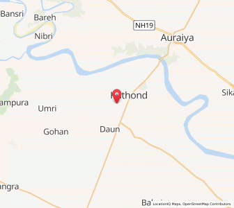 Map of Suraoli Jalaun, Uttar Pradesh
