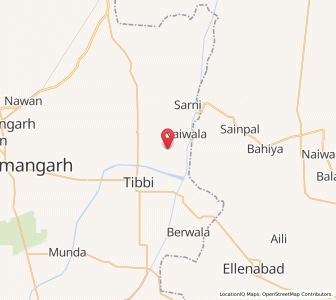 Map of Surawala, Rajasthan