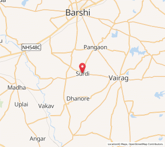 Map of Surdi, Maharashtra