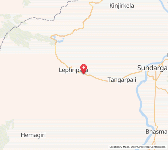 Map of Surgura, Chhattisgarh