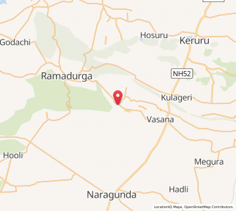 Map of Suriban, Karnataka