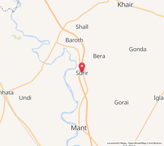 Map of Surir, Uttar Pradesh