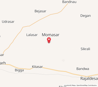 Map of Surjaram ki Dhani, Rajasthan