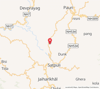 Map of Surmari, Uttarakhand
